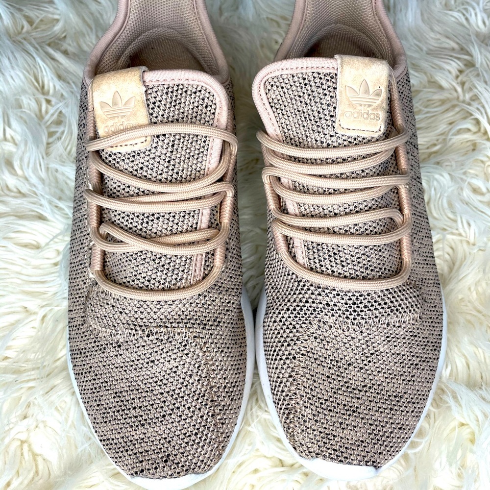 Blush Pink Adidas Tubular Sneakers